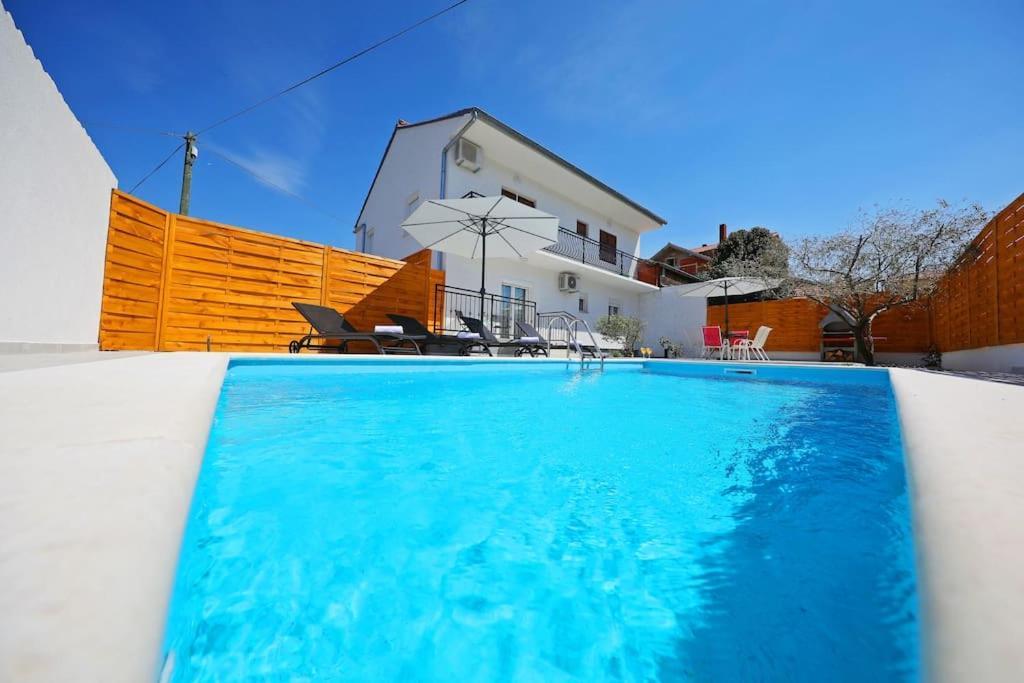 Luxury Apartment Petra With Private Pool Zadar Exterior photo